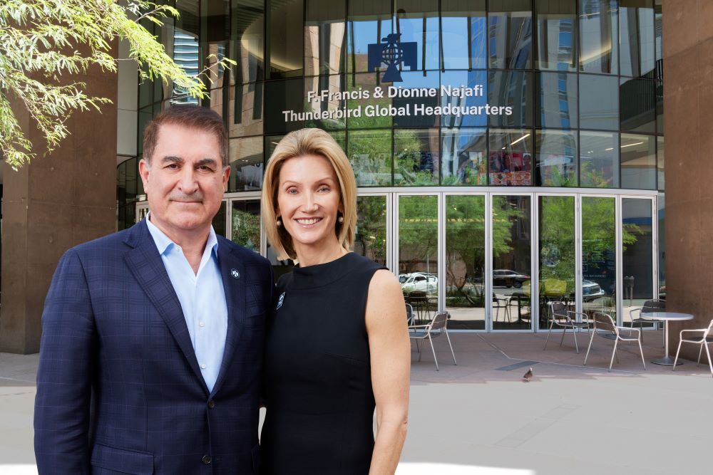 Thunderbird Francis & Dionne Najafi 100 Million Learners Initiative